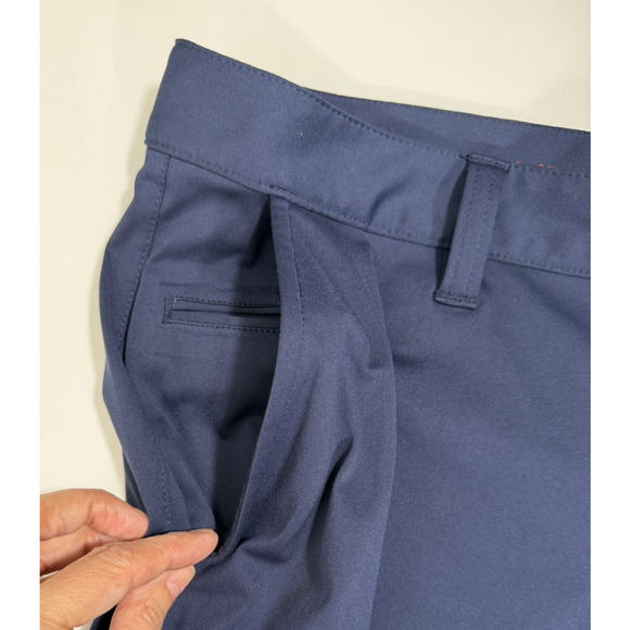 Rhone Pants Mens 34x31 Navy Blue Commuter Slim Fit Performance Chino 100036 - Picture 8 of 16